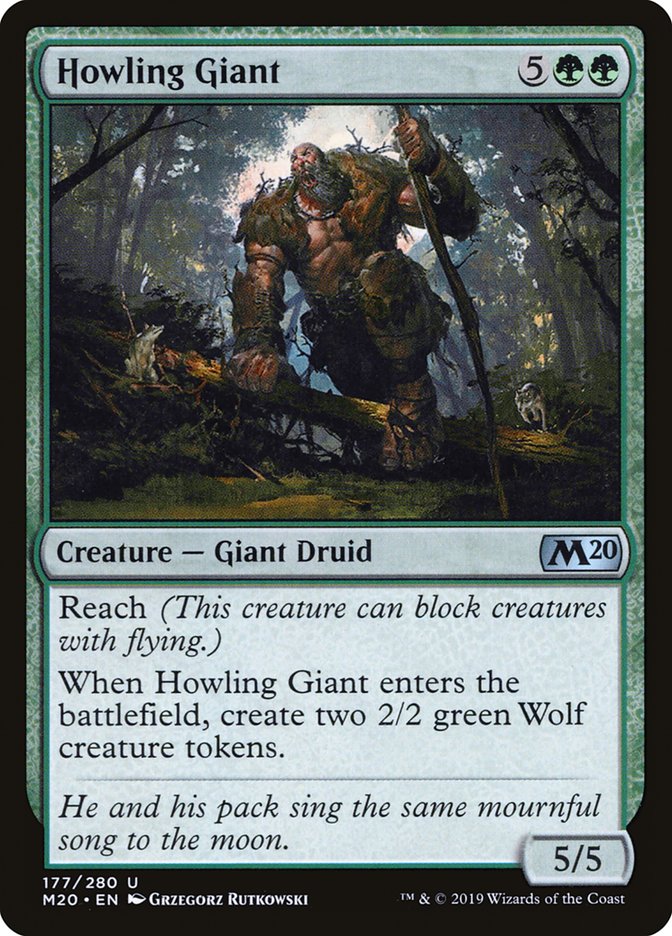 Howling Giant [Core Set 2020] | The Time Vault CA