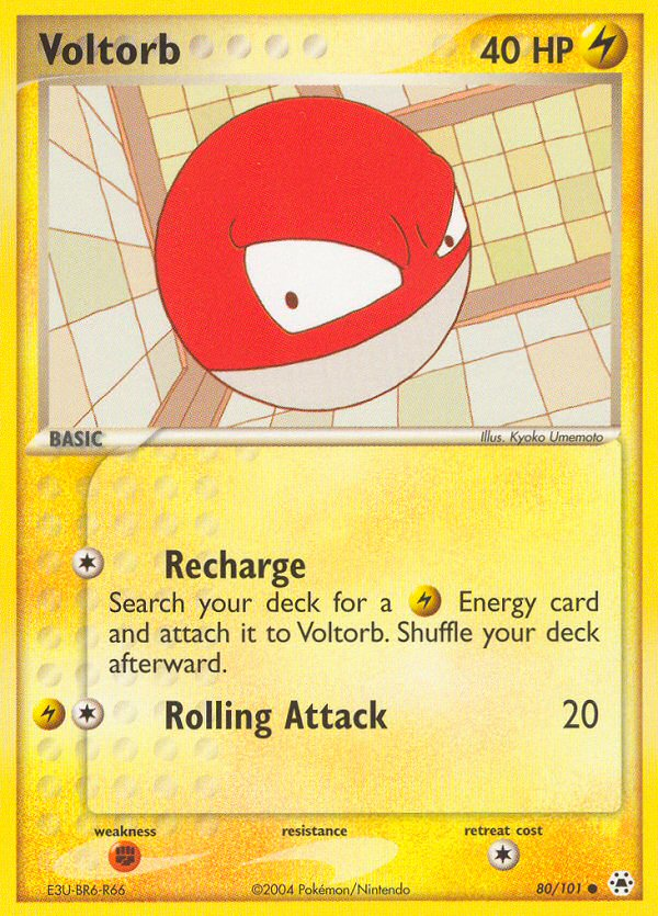 Voltorb (80/101) [EX: Hidden Legends] | The Time Vault CA