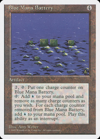 Blue Mana Battery [Fourth Edition] | The Time Vault CA