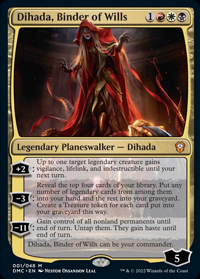 Dihada, Binder of Wills [Dominaria United Commander] | The Time Vault CA