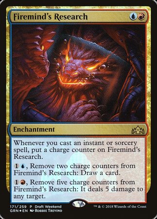 Firemind's Research [Guilds of Ravnica Promos] | The Time Vault CA