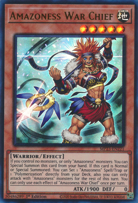 Amazoness War Chief [MP23-EN221] Ultra Rare | The Time Vault CA
