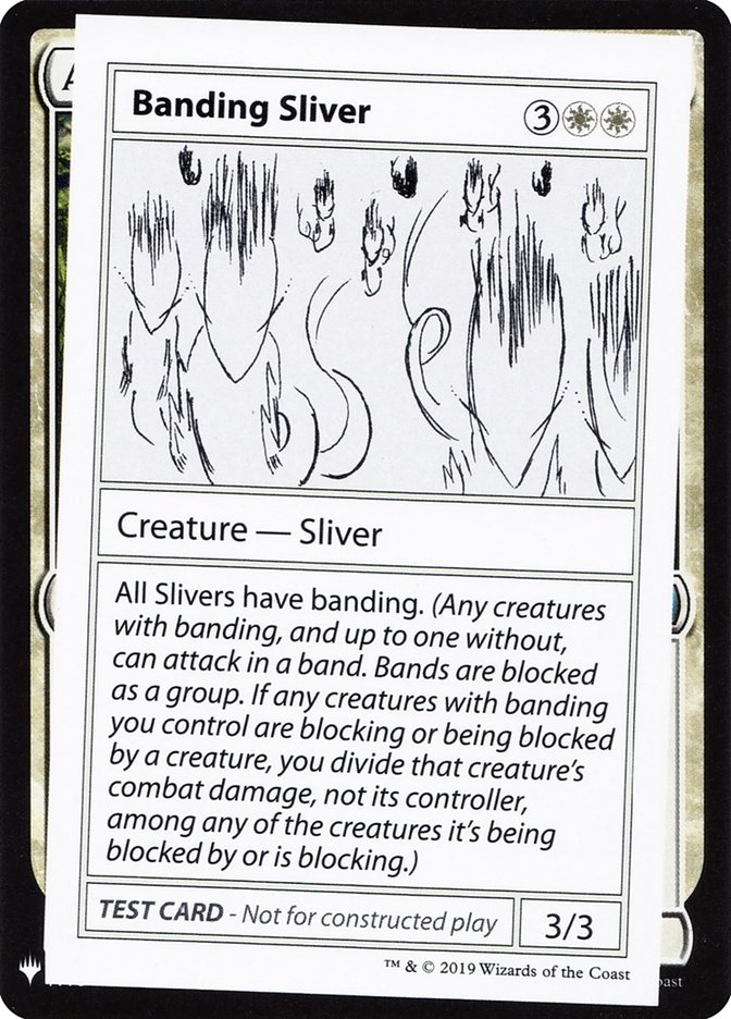 Banding Sliver [Mystery Booster Playtest Cards] | The Time Vault CA