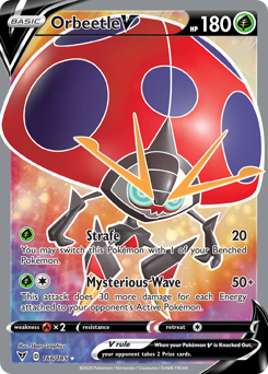 Orbeetle V (166/185) [Sword & Shield: Vivid Voltage] | The Time Vault CA