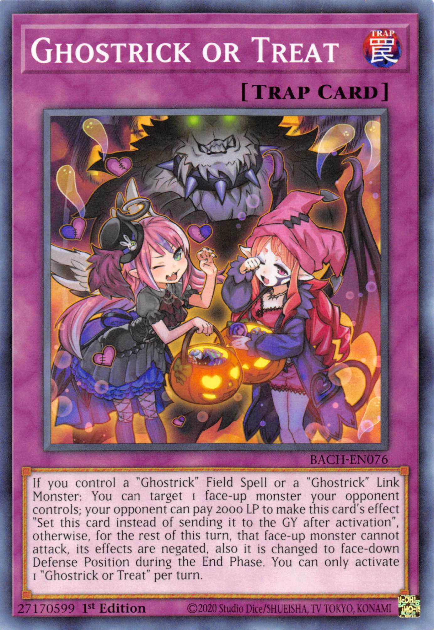 Ghostrick or Treat [BACH-EN076] Common | The Time Vault CA