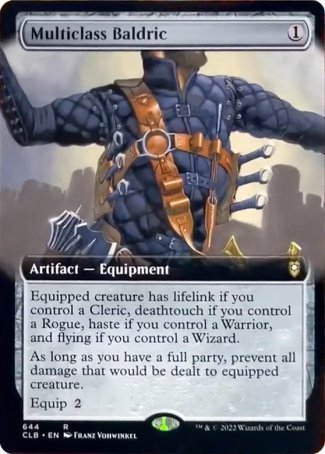 Multiclass Baldric (Extended Art) [Commander Legends: Battle for Baldur's Gate] | The Time Vault CA