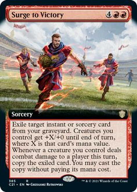 Surge to Victory (Extended) [Commander 2021] | The Time Vault CA