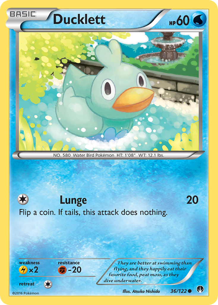 Ducklett (36/122) [XY: BREAKpoint] | The Time Vault CA