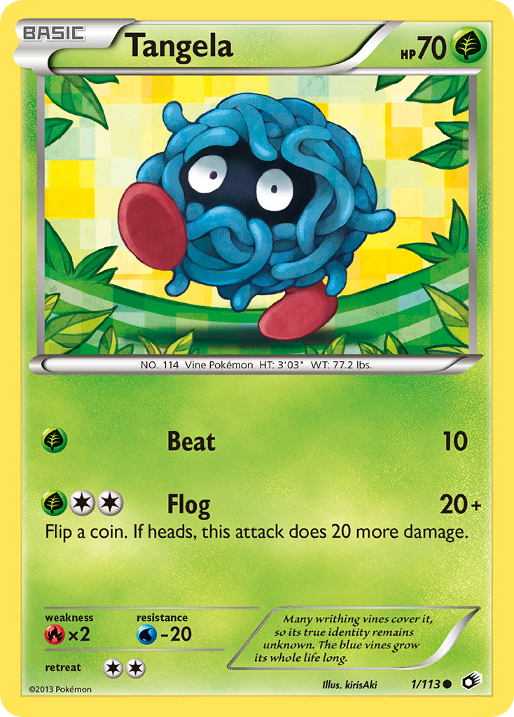 Tangela (1/113) [Black & White: Legendary Treasures] | The Time Vault CA