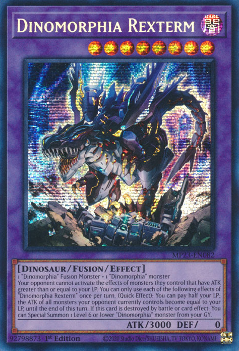 Dinomorphia Rexterm [MP23-EN082] Prismatic Secret Rare | The Time Vault CA