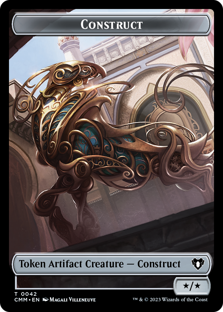 Eldrazi Spawn // Construct (0042) Double-Sided Token [Commander Masters Tokens] | The Time Vault CA