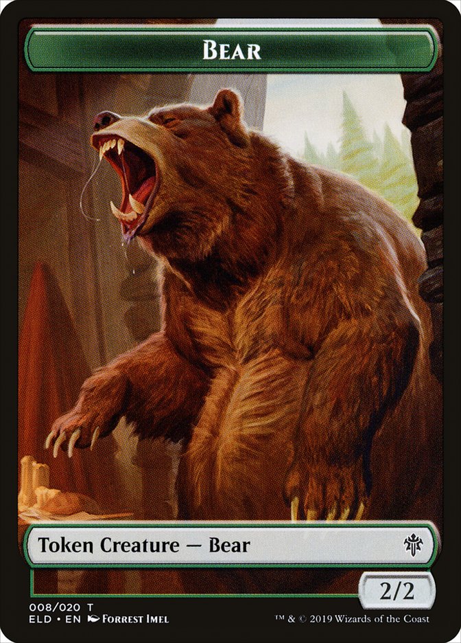 Bear [Throne of Eldraine Tokens] | The Time Vault CA