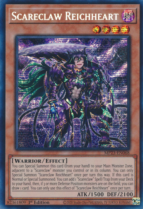 Scareclaw Reichheart [MP23-EN068] Prismatic Secret Rare | The Time Vault CA