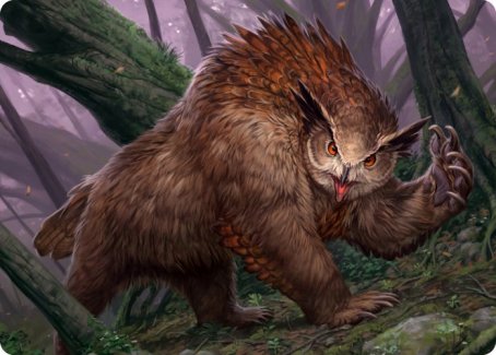 Owlbear Art Card [Dungeons & Dragons: Adventures in the Forgotten Realms Art Series] | The Time Vault CA