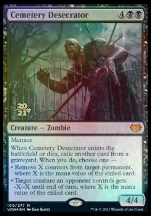 Cemetery Desecrator [Innistrad: Crimson Vow Prerelease Promos] | The Time Vault CA