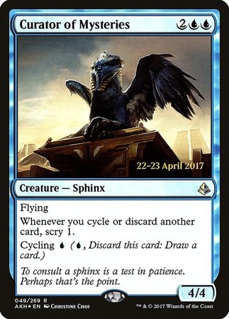 Curator of Mysteries [Amonkhet Promos] | The Time Vault CA
