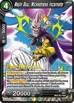 Majin Buu, Wickedness Incarnate (BT10-126) [Rise of the Unison Warrior Prerelease Promos] | The Time Vault CA