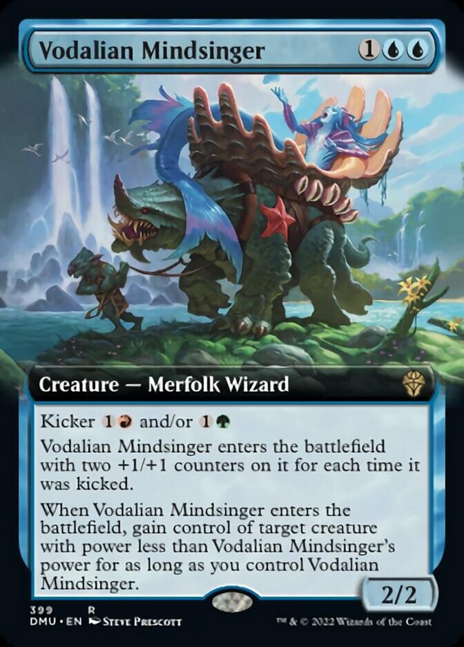 Vodalian Mindsinger (Extended Art) [Dominaria United] | The Time Vault CA