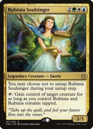 Rubinia Soulsinger [Commander Anthology] | The Time Vault CA