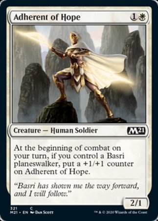 Adherent of Hope [Core Set 2021] | The Time Vault CA