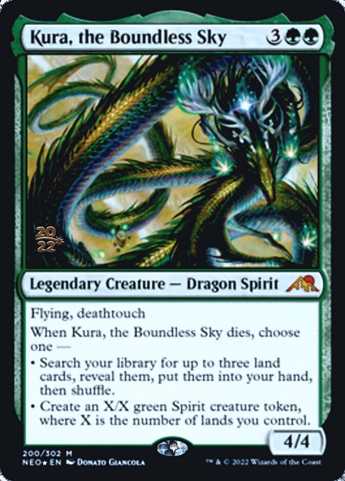 Kura, the Boundless Sky [Kamigawa: Neon Dynasty Prerelease Promos] | The Time Vault CA