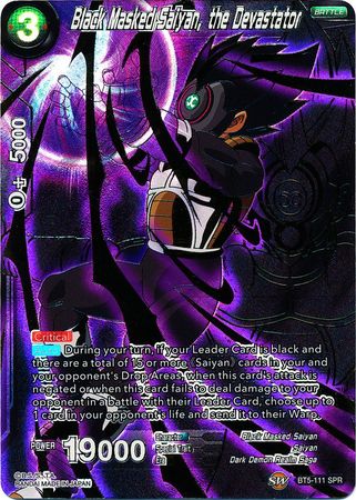 Black Masked Saiyan, the Devastator (SPR) (BT5-111) [Miraculous Revival] | The Time Vault CA