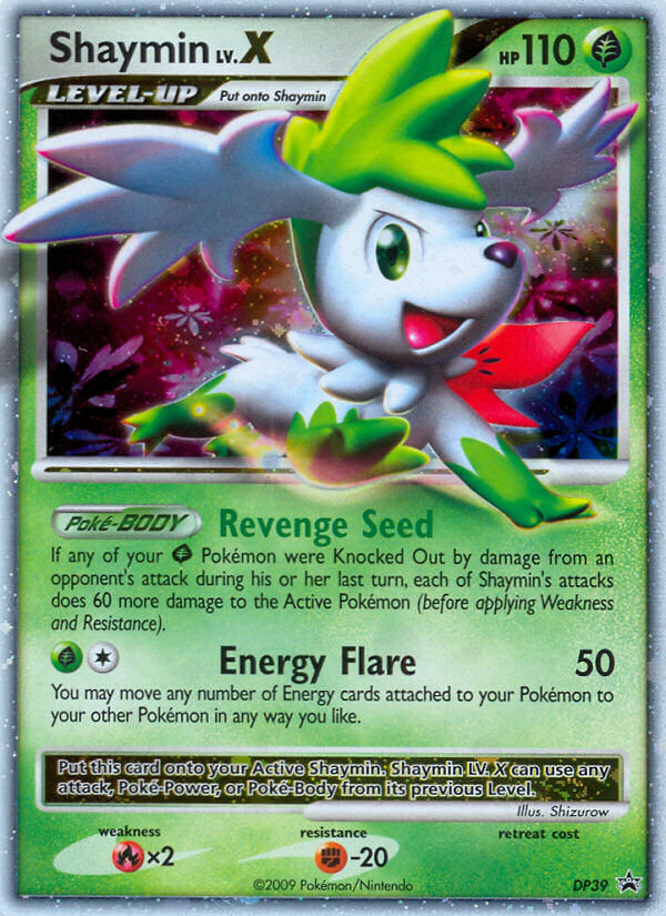 Shaymin LV.X (DP39) [Diamond & Pearl: Black Star Promos] | The Time Vault CA