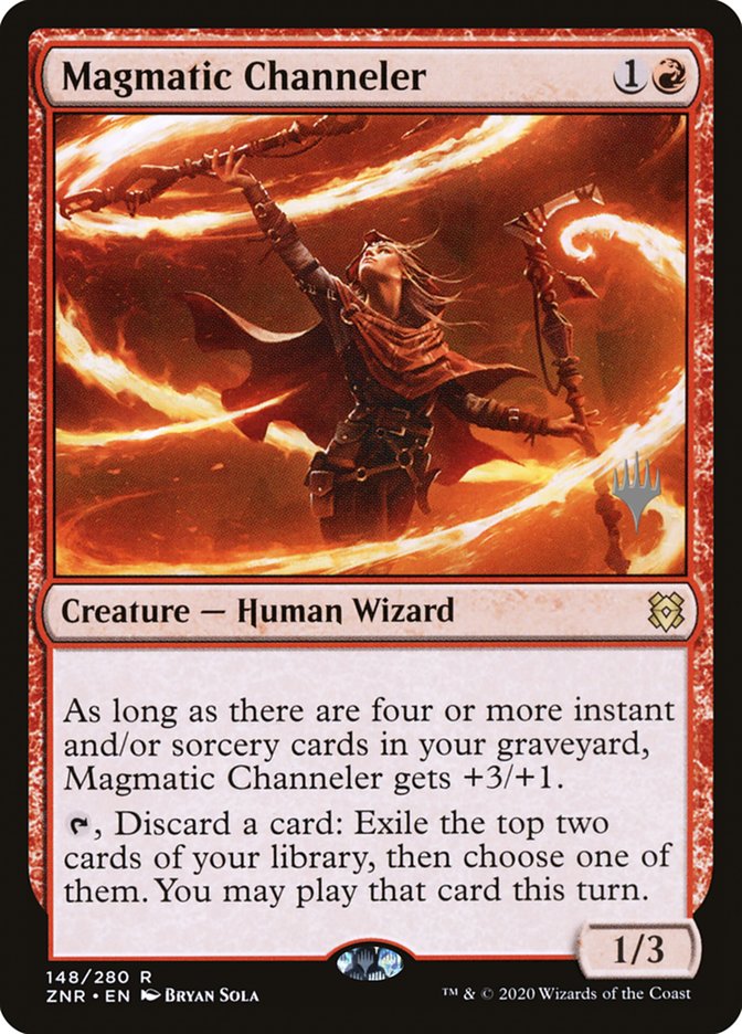 Magmatic Channeler (Promo Pack) [Zendikar Rising Promos] | The Time Vault CA