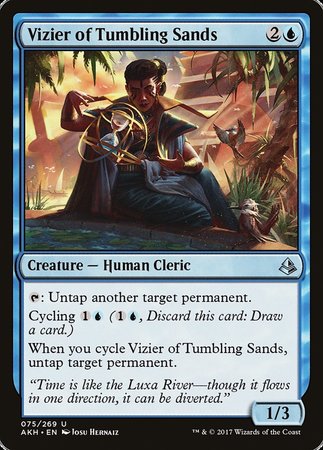 Vizier of Tumbling Sands [Amonkhet] | The Time Vault CA