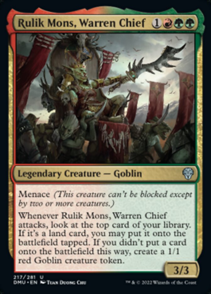 Rulik Mons, Warren Chief [Dominaria United] | The Time Vault CA