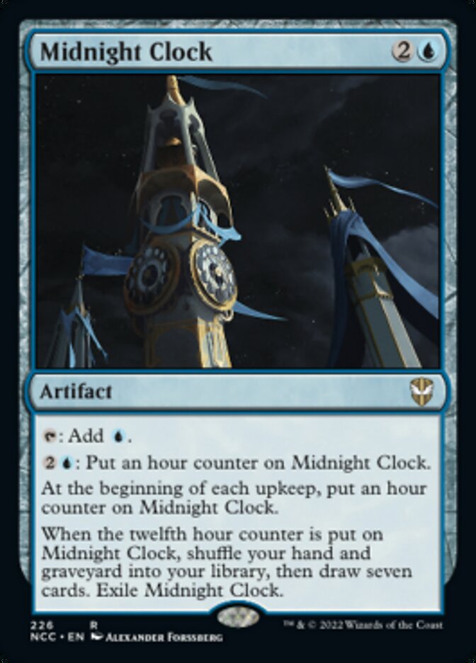 Midnight Clock [Streets of New Capenna Commander] | The Time Vault CA