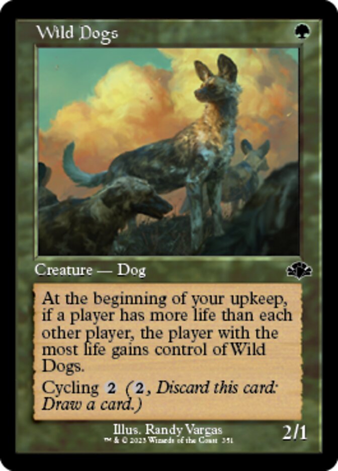 Wild Dogs (Retro) [Dominaria Remastered] | The Time Vault CA