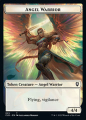 Kor Warrior // Angel Warrior Double-sided Token [Commander Legends: Battle for Baldur's Gate Tokens] | The Time Vault CA