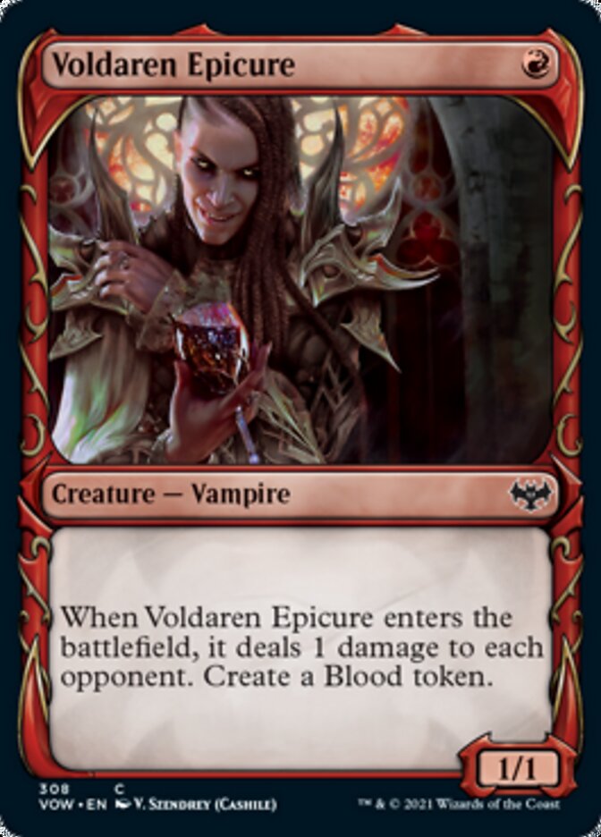 Voldaren Epicure (Showcase Fang Frame) [Innistrad: Crimson Vow] | The Time Vault CA