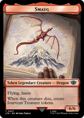 Food (11) // Smaug Double-Sided Token [The Lord of the Rings: Tales of Middle-Earth Tokens] | The Time Vault CA