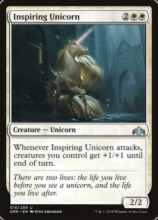 Inspiring Unicorn [Guilds of Ravnica] | The Time Vault CA