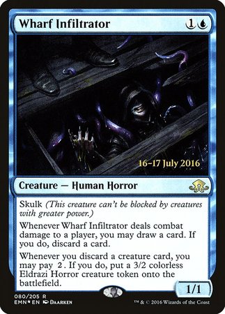 Wharf Infiltrator [Eldritch Moon Promos] | The Time Vault CA