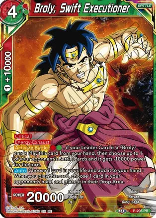 Broly, Swift Executioner [P-205] | The Time Vault CA