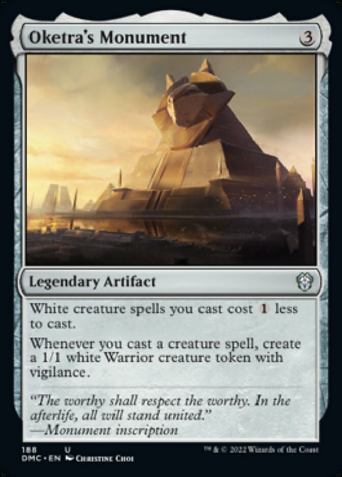 Oketra's Monument [Dominaria United Commander] | The Time Vault CA