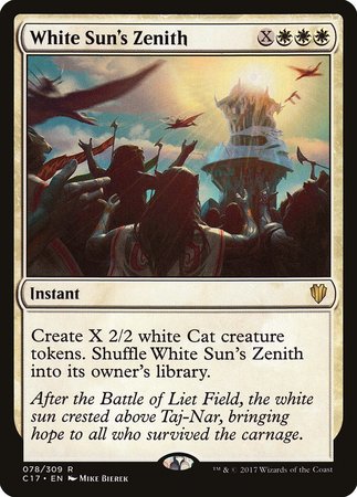 White Sun's Zenith [Commander 2017] | The Time Vault CA