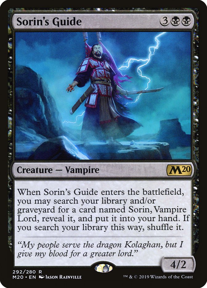 Sorin's Guide [Core Set 2020] | The Time Vault CA