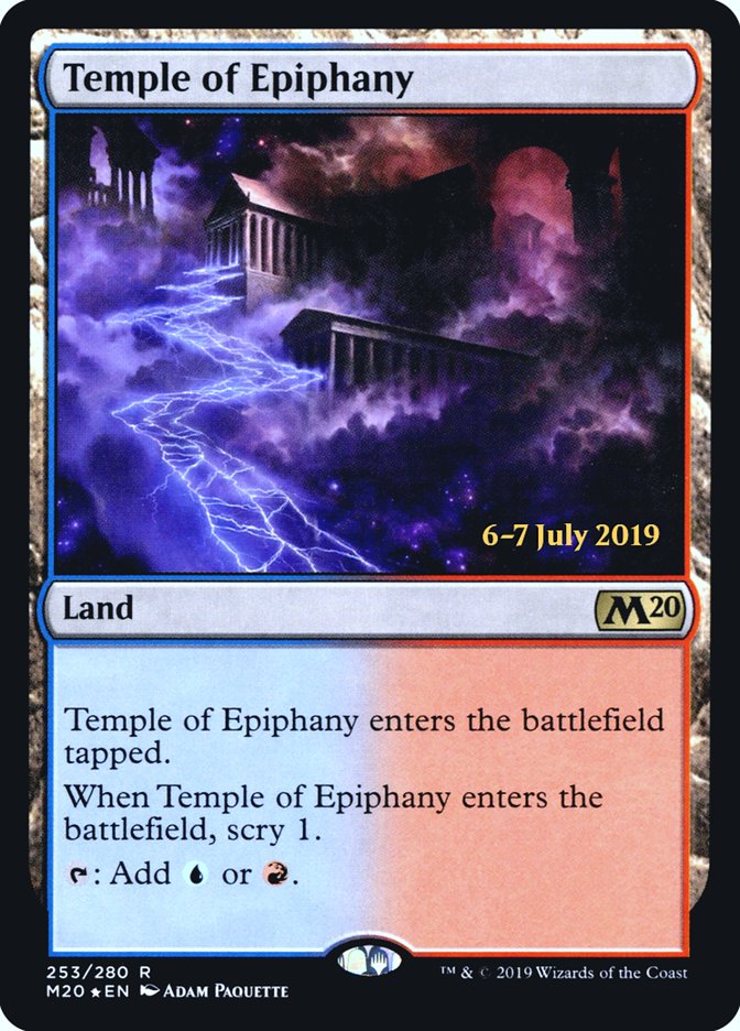 Temple of Epiphany  [Core Set 2020 Prerelease Promos] | The Time Vault CA