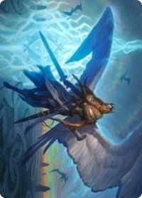 Righteous Valkyrie Art Card [Kaldheim: Art Series] | The Time Vault CA