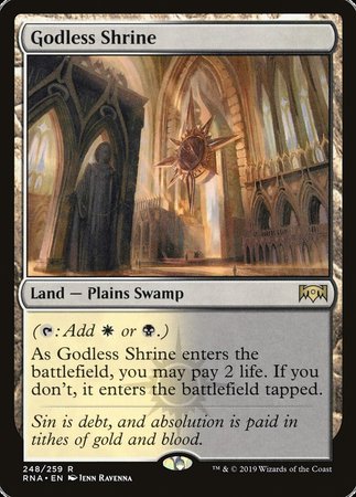 Godless Shrine [Ravnica Allegiance] | The Time Vault CA