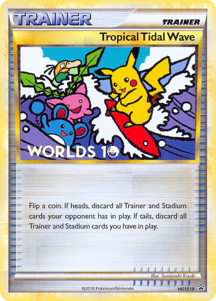 Tropical Tidal Wave (HGSS18) [HeartGold & SoulSilver: Black Star Promos] | The Time Vault CA