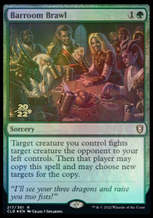 Barroom Brawl [Commander Legends: Battle for Baldur's Gate Prerelease Promos] | The Time Vault CA