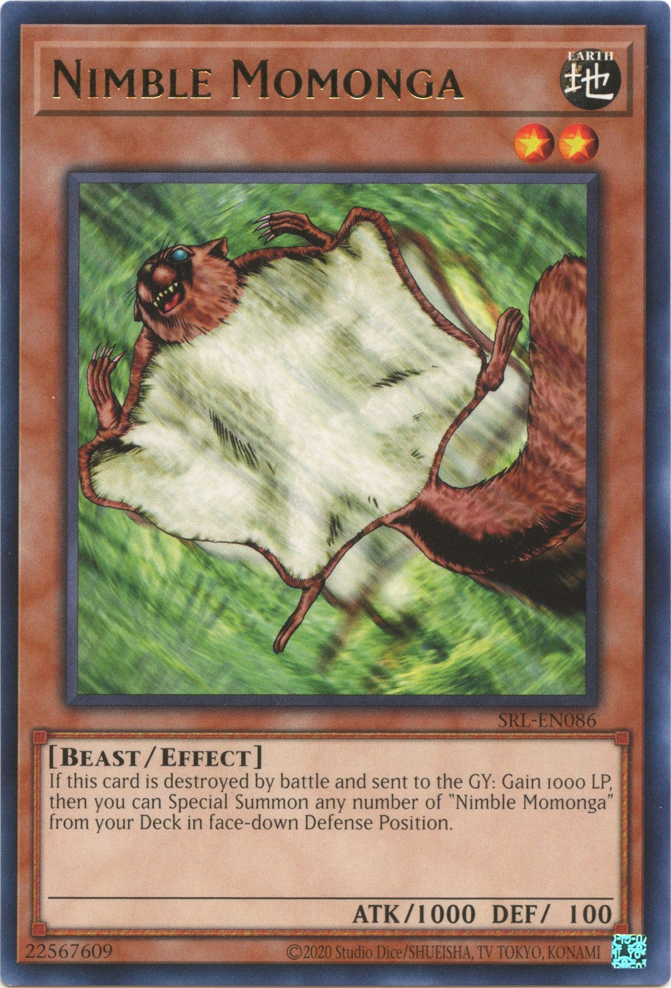 Nimble Momonga (25th Anniversary) [SRL-EN086] Rare | The Time Vault CA