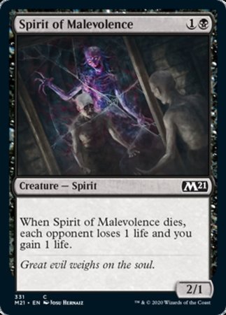 Spirit of Malevolence [Core Set 2021] | The Time Vault CA