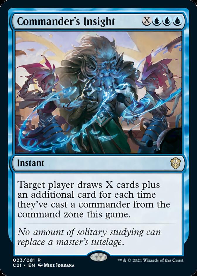 Commander's Insight [Commander 2021] | The Time Vault CA