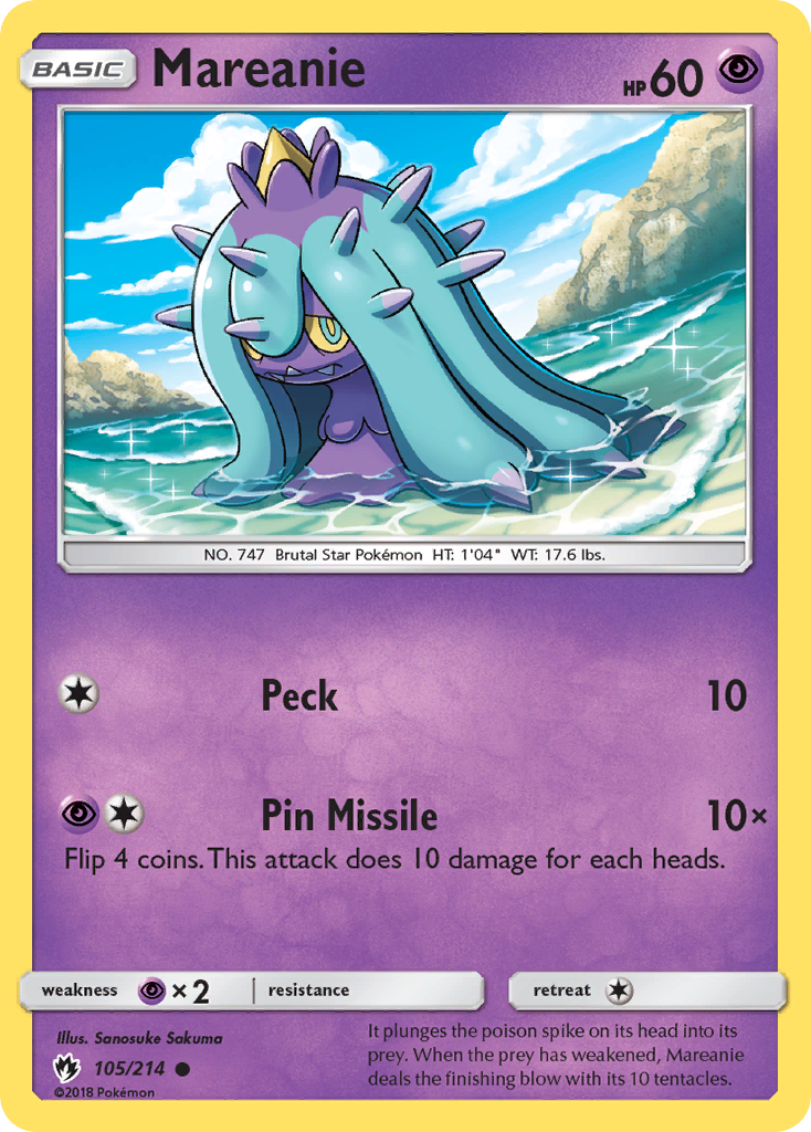 Mareanie (105/214) [Sun & Moon: Lost Thunder] | The Time Vault CA